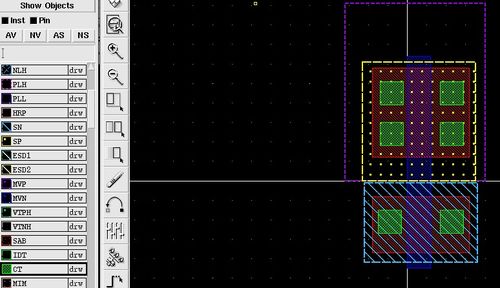 數字集成電路版圖設計 二 cadence ic簡單的反相器版圖設計